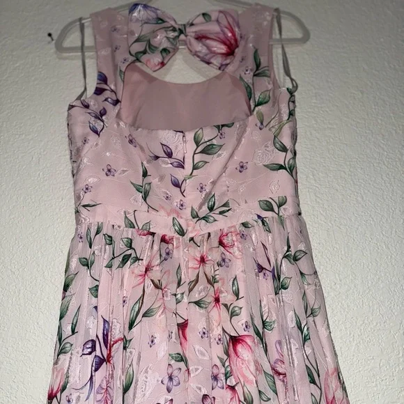 Marchesa NottePleated Blush Dress size 4
